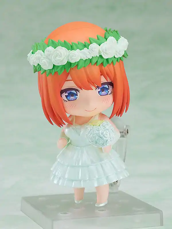 The Quintessential Quintuplets Nendoroid akcijska figura Yotsuba Nakano: Wedding Dress Ver. 10 cm fotografija izdelka