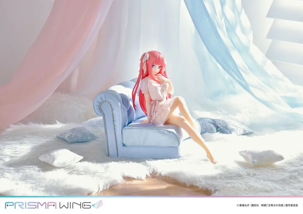 The Quintessential Quintuplets Prisma Wing PVC kip 1/7 Nino Nakano 17 cm fotografija izdelka