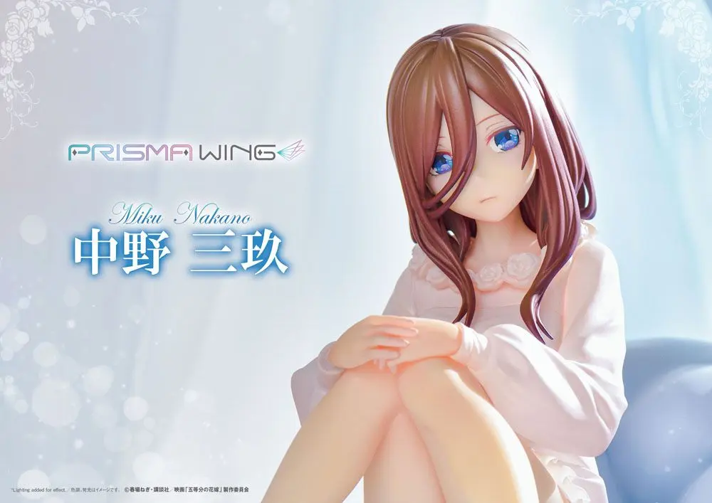 The Quintessential Quintuplets Prisma Wing PVC Kip 1/7 Miku Nakano 16 cm fotografija izdelka