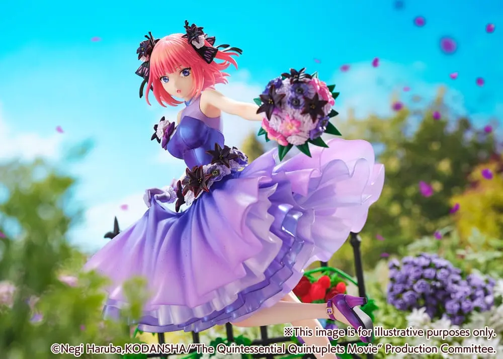 The Quintessential Quintuplets: The Movie PVC kip 1/7 Nino Nakano Floral Dress Ver. 25 cm fotografija izdelka