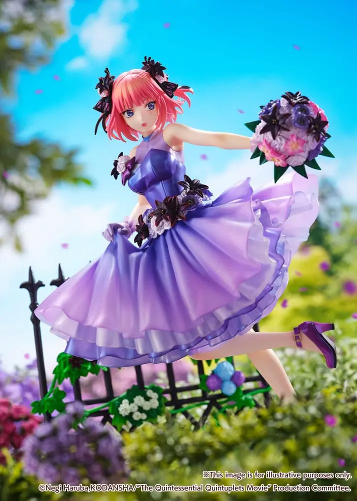 The Quintessential Quintuplets: The Movie PVC kip 1/7 Nino Nakano Floral Dress Ver. 25 cm fotografija izdelka