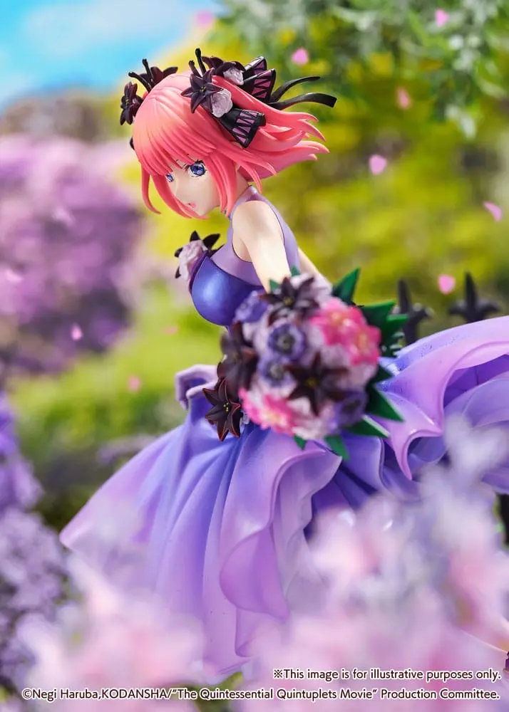 The Quintessential Quintuplets: The Movie PVC kip 1/7 Nino Nakano Floral Dress Ver. 25 cm fotografija izdelka