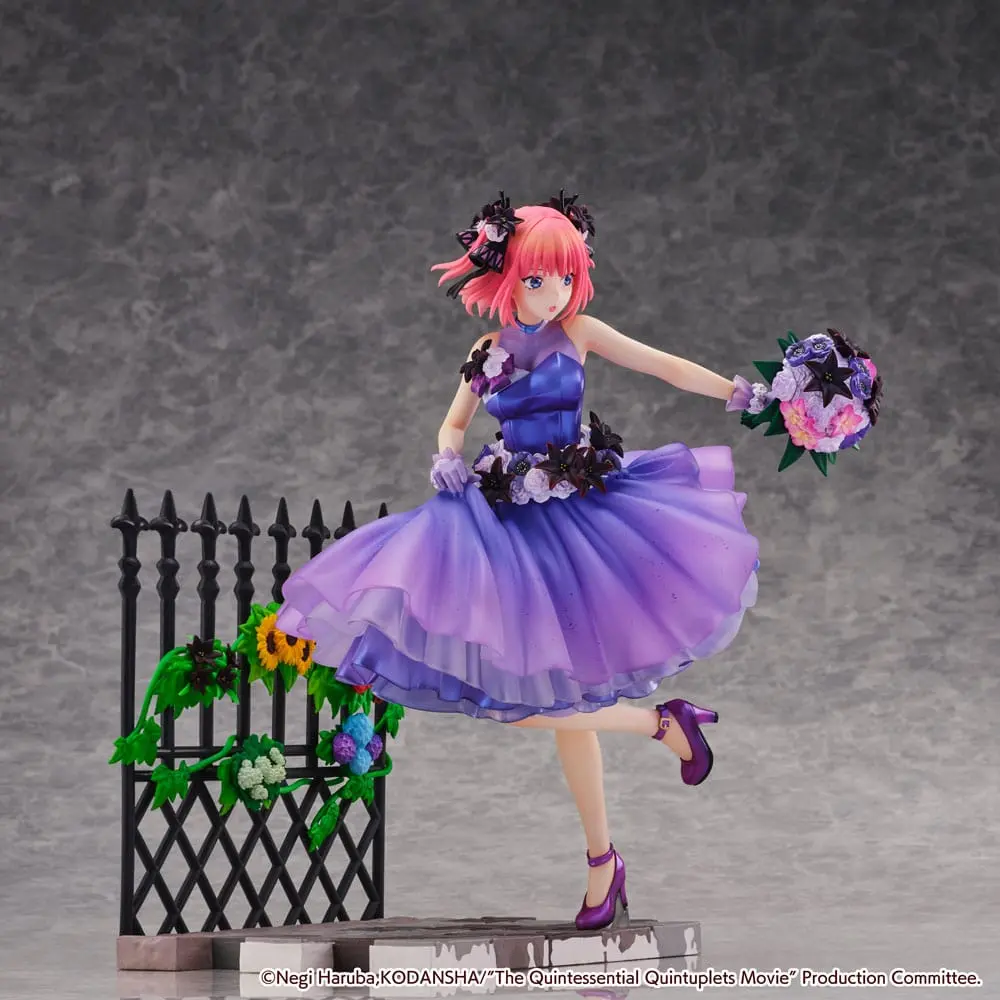 The Quintessential Quintuplets: The Movie PVC kip 1/7 Nino Nakano Floral Dress Ver. 25 cm fotografija izdelka