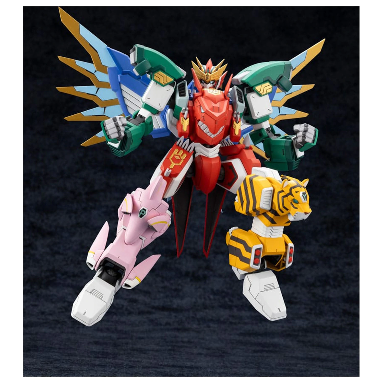 The Red Ranger Becomes an Adventurer in Another World Plastic Model Komplet Maximum Kizuna Kaiser 17 cm fotografija izdelka