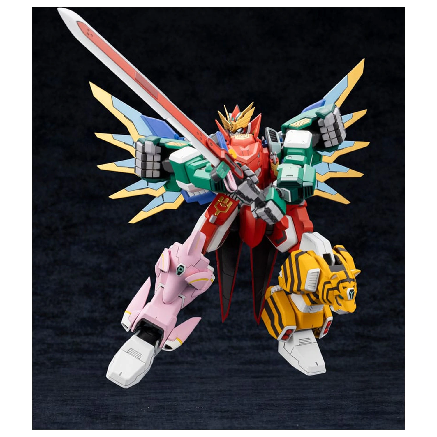 The Red Ranger Becomes an Adventurer in Another World Plastic Model Komplet Maximum Kizuna Kaiser 17 cm fotografija izdelka