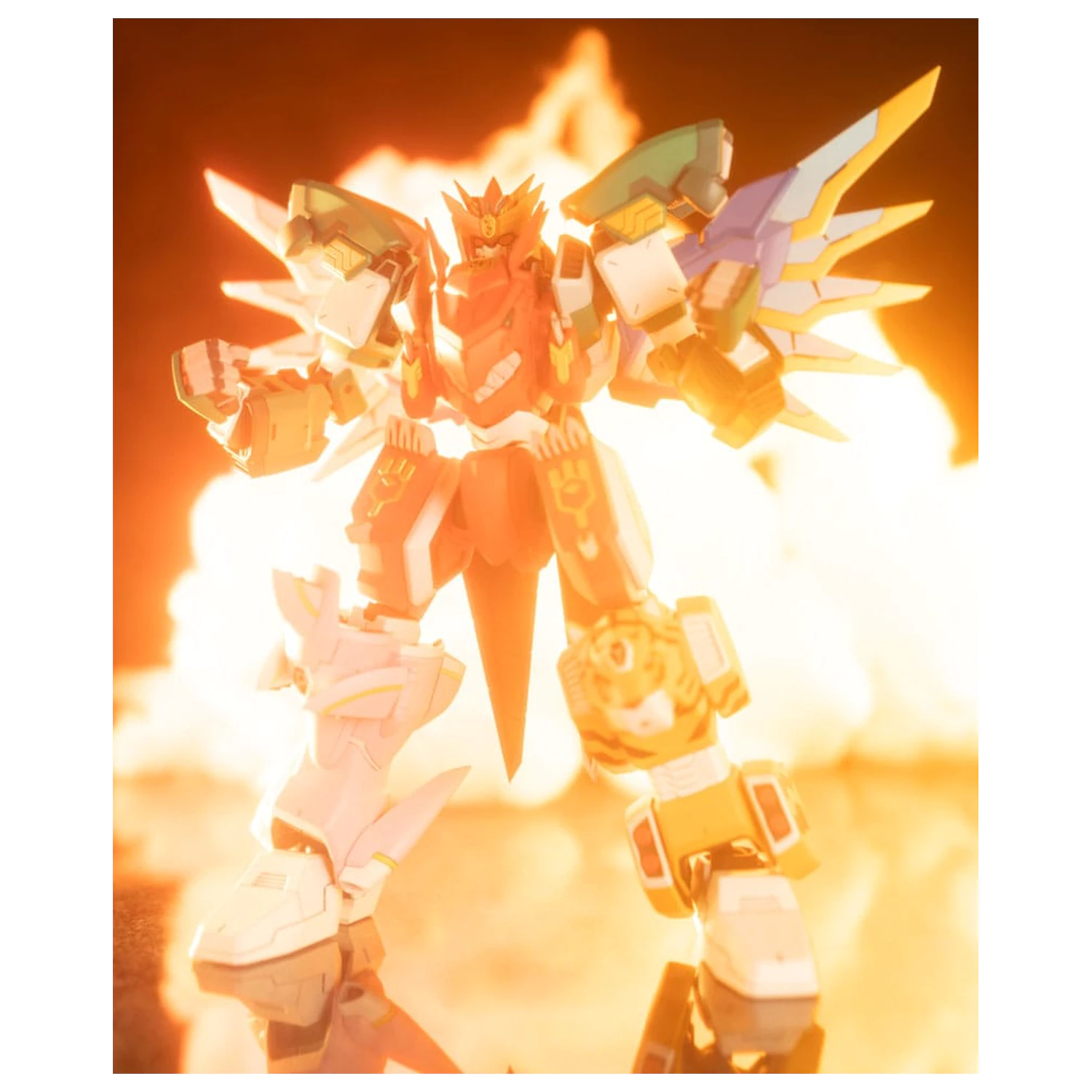 The Red Ranger Becomes an Adventurer in Another World Plastic Model Komplet Maximum Kizuna Kaiser 17 cm fotografija izdelka