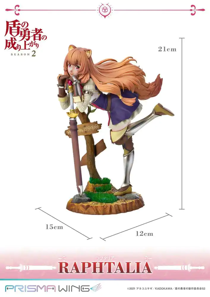 The Rising of the Shield Hero Season 2 Prisma Wing PVC Kip 1/7 Raphtalia 21 cm fotografija izdelka