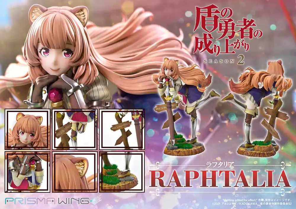 The Rising of the Shield Hero Season 2 Prisma Wing PVC Kip 1/7 Raphtalia 21 cm fotografija izdelka