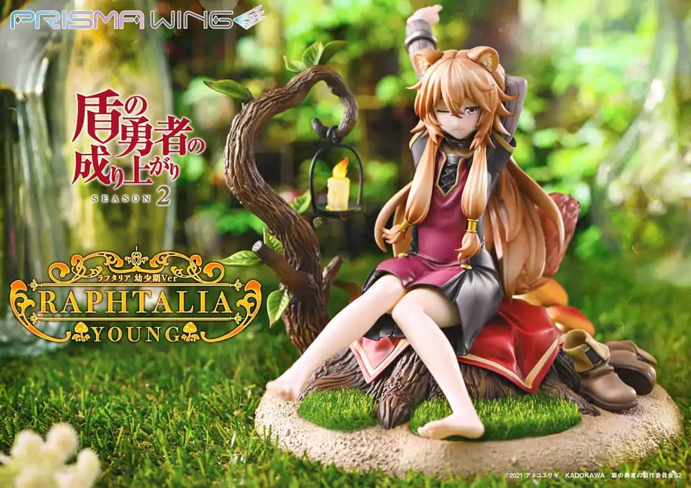 The Rising of the shield Hero Season 2 Prisma Wing PVC Kip 1/7 Raphtalia Young Version 15 cm fotografija izdelka