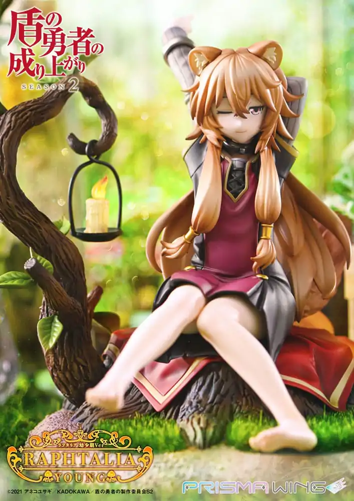 The Rising of the shield Hero Season 2 Prisma Wing PVC Kip 1/7 Raphtalia Young Version 15 cm fotografija izdelka