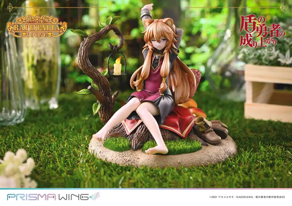 The Rising of the shield Hero Season 2 Prisma Wing PVC Kip 1/7 Raphtalia Young Version 15 cm fotografija izdelka