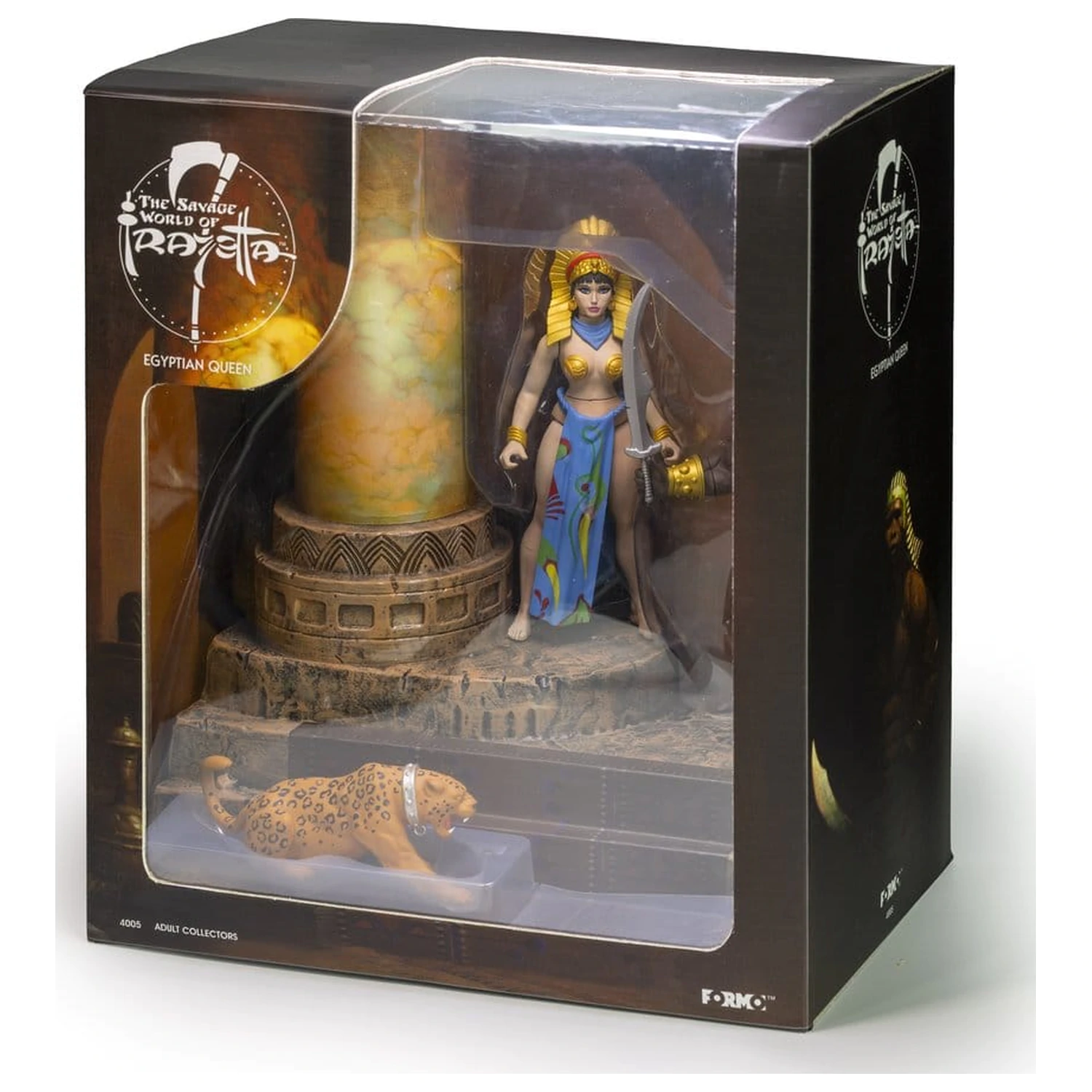 The Savage World of Frazetta akcijska figura set Egyptian Queen & The Guard (Museum Edition) 14 cm fotografija izdelka