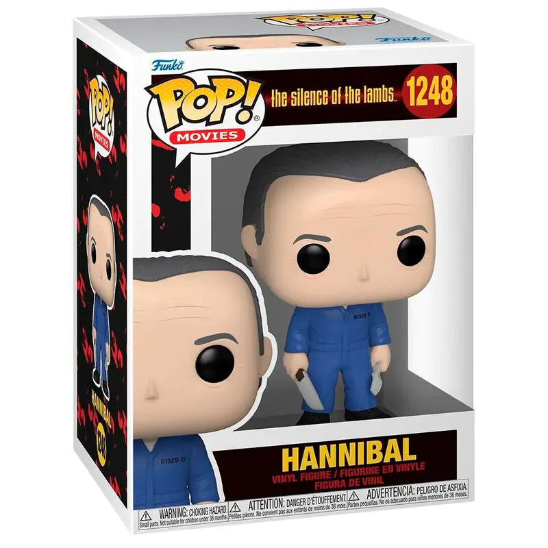 The Silence of the Lambs POP! Movies Vinyl Figura Hannibal z Nožem in Vilicami 9 cm fotografija izdelka