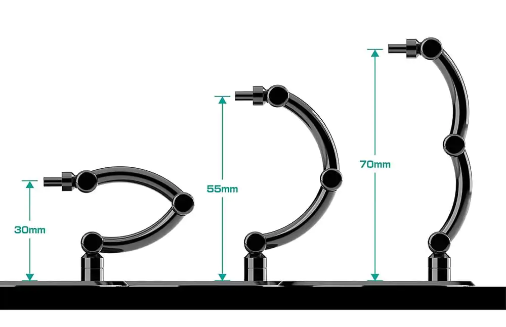 The Simple Stand Mini Nendoroid Več za mini figure in modele mini črna 4er-Pack fotografija izdelka
