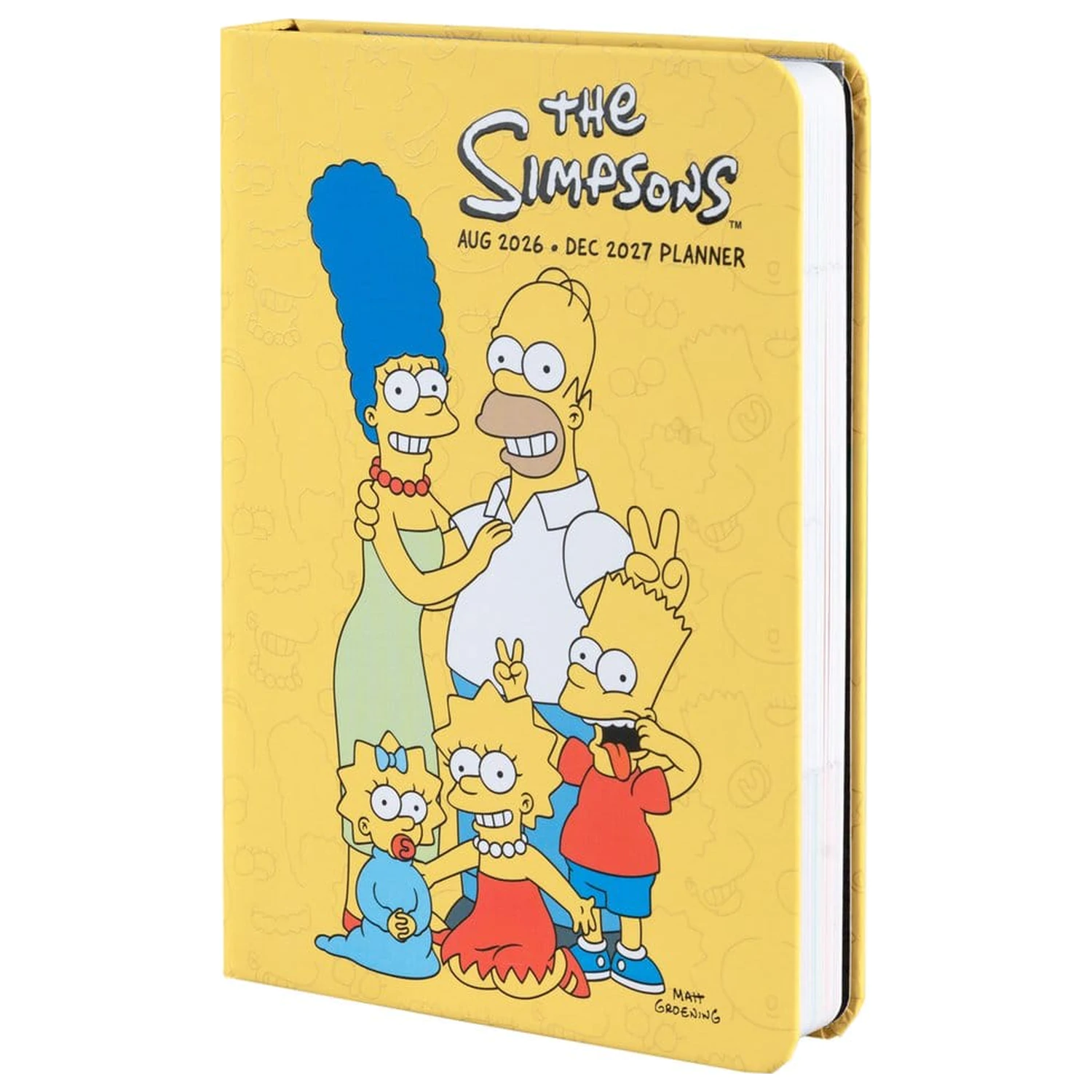 The Simpsons Akademski planer 2026/27 A6 *Angleška različica* fotografija izdelka