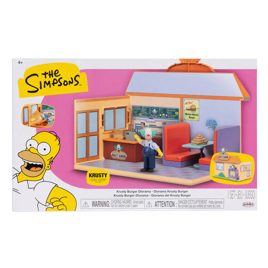 The Simpsons Burger Krusty igralni set fotografija izdelka