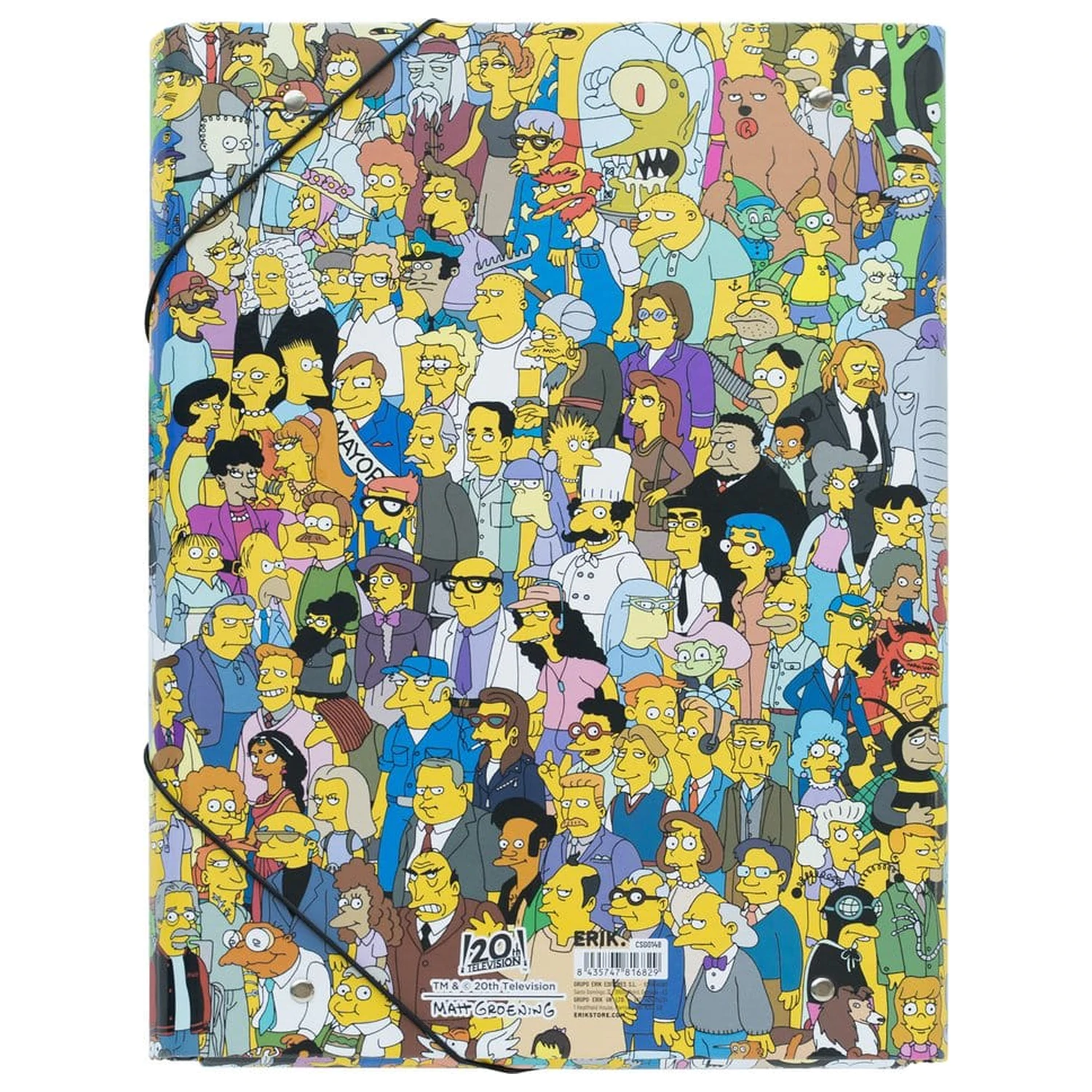 The Simpsons Elastična mapa 34 x 26 cm fotografija izdelka