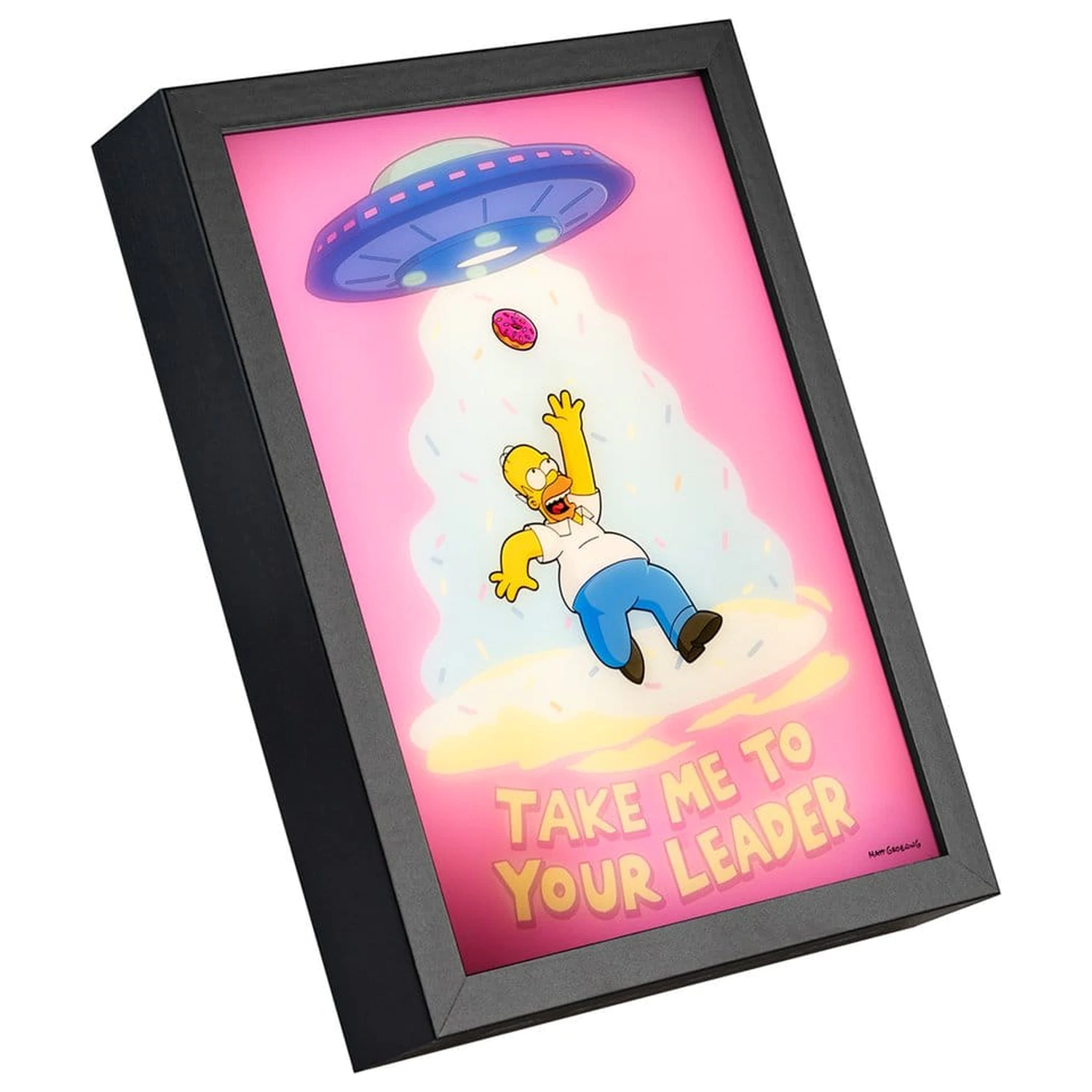 The Simpsons Uokvirjen LED Plakat 20 x 28 cm fotografija izdelka