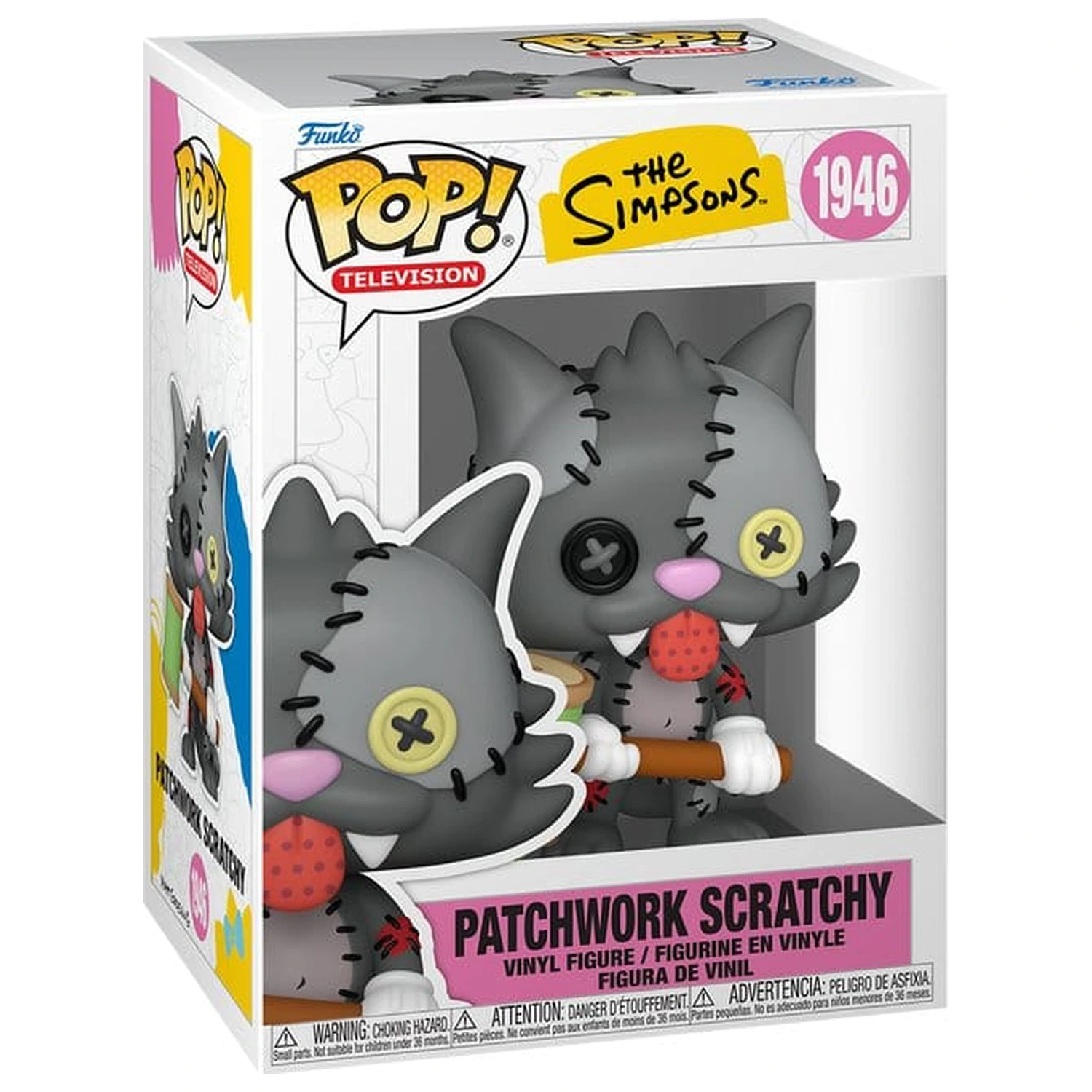 The Simpsons Funko POP! Animation vinilna figura Scratchy Patchwork 9 cm fotografija izdelka