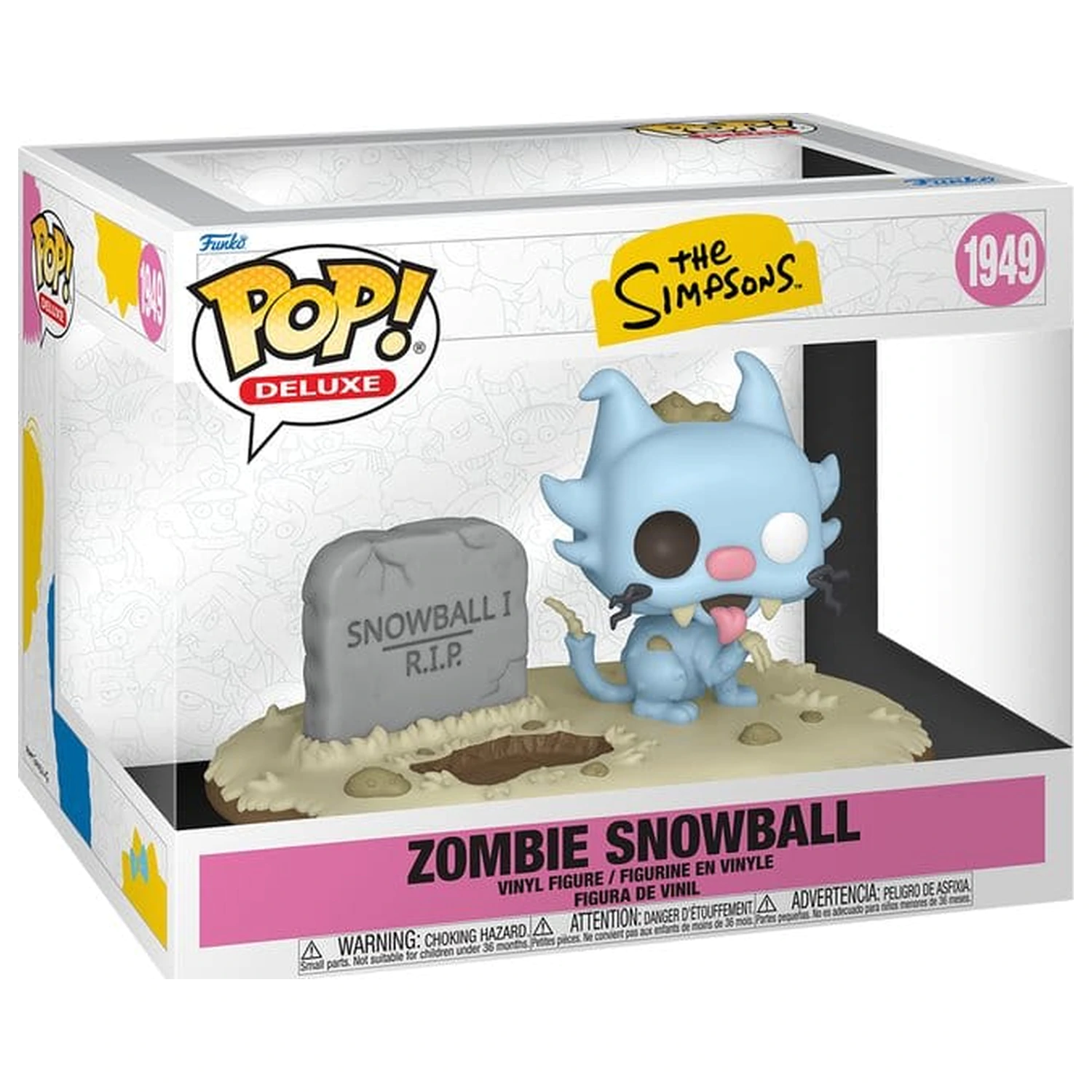 The Simpsons Funko POP! Deluxe vinilna figura Zombie Snowball fotografija izdelka