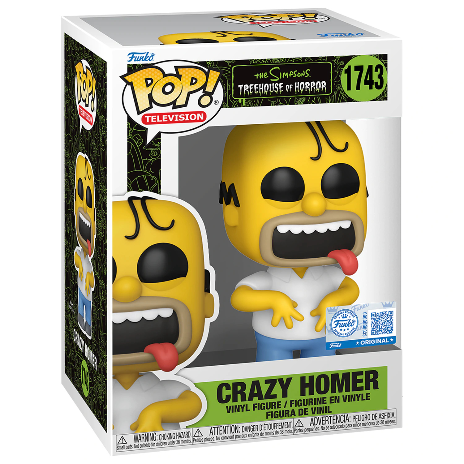 The Simpsons Funko POP! Figura Homer Simpson (Treehouse of Horror) Exclusive Edition 9 cm fotografija izdelka