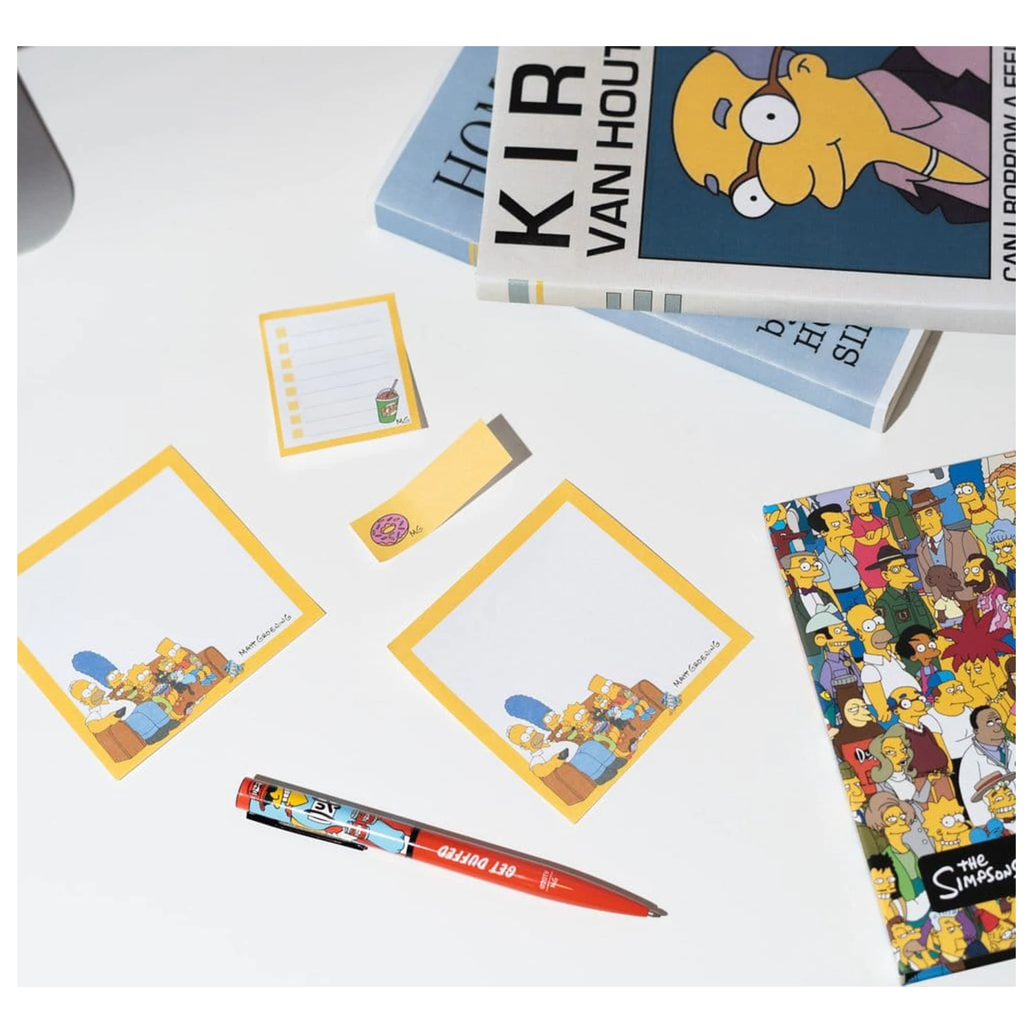 The Simpsons tedenski planer z listki za beležke 19 x 17 cm fotografija izdelka