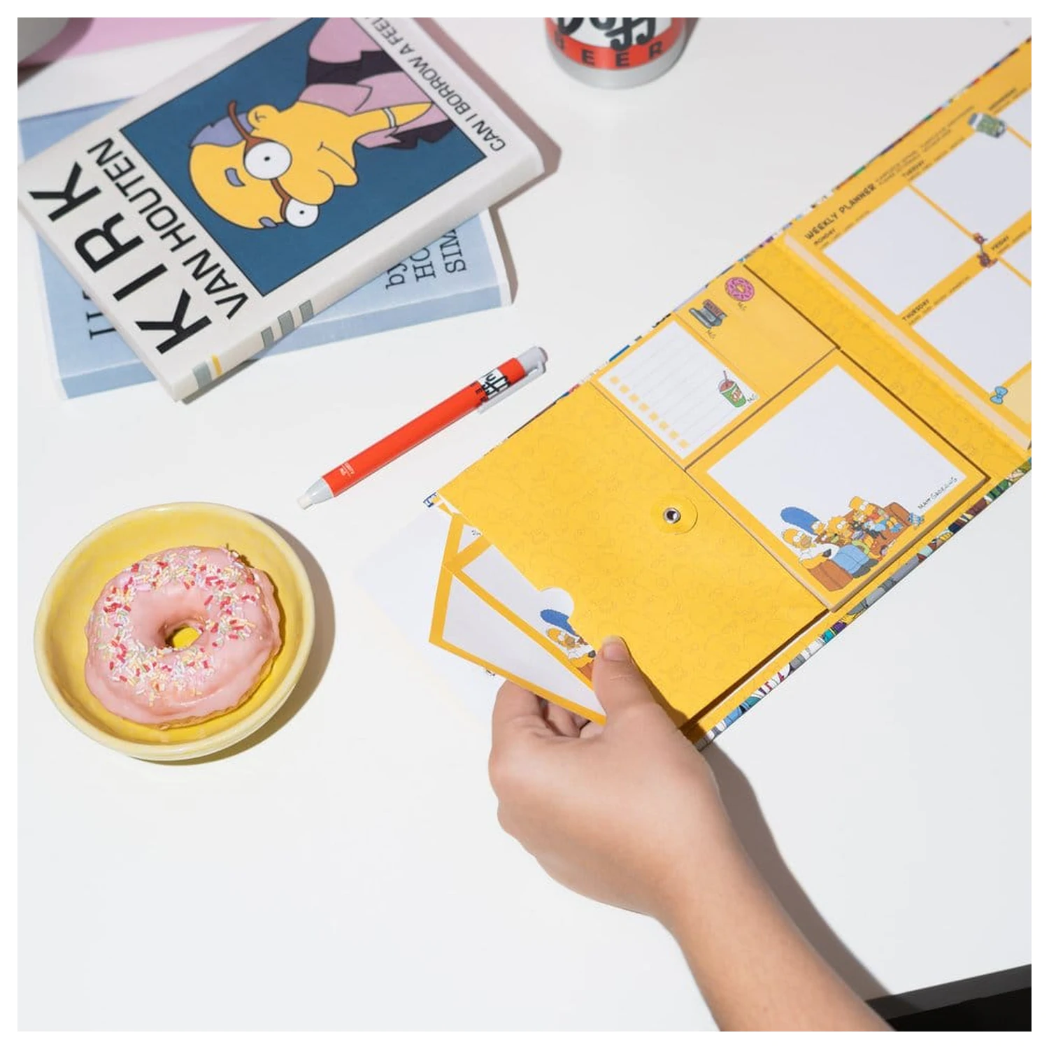 The Simpsons tedenski planer z listki za beležke 19 x 17 cm fotografija izdelka