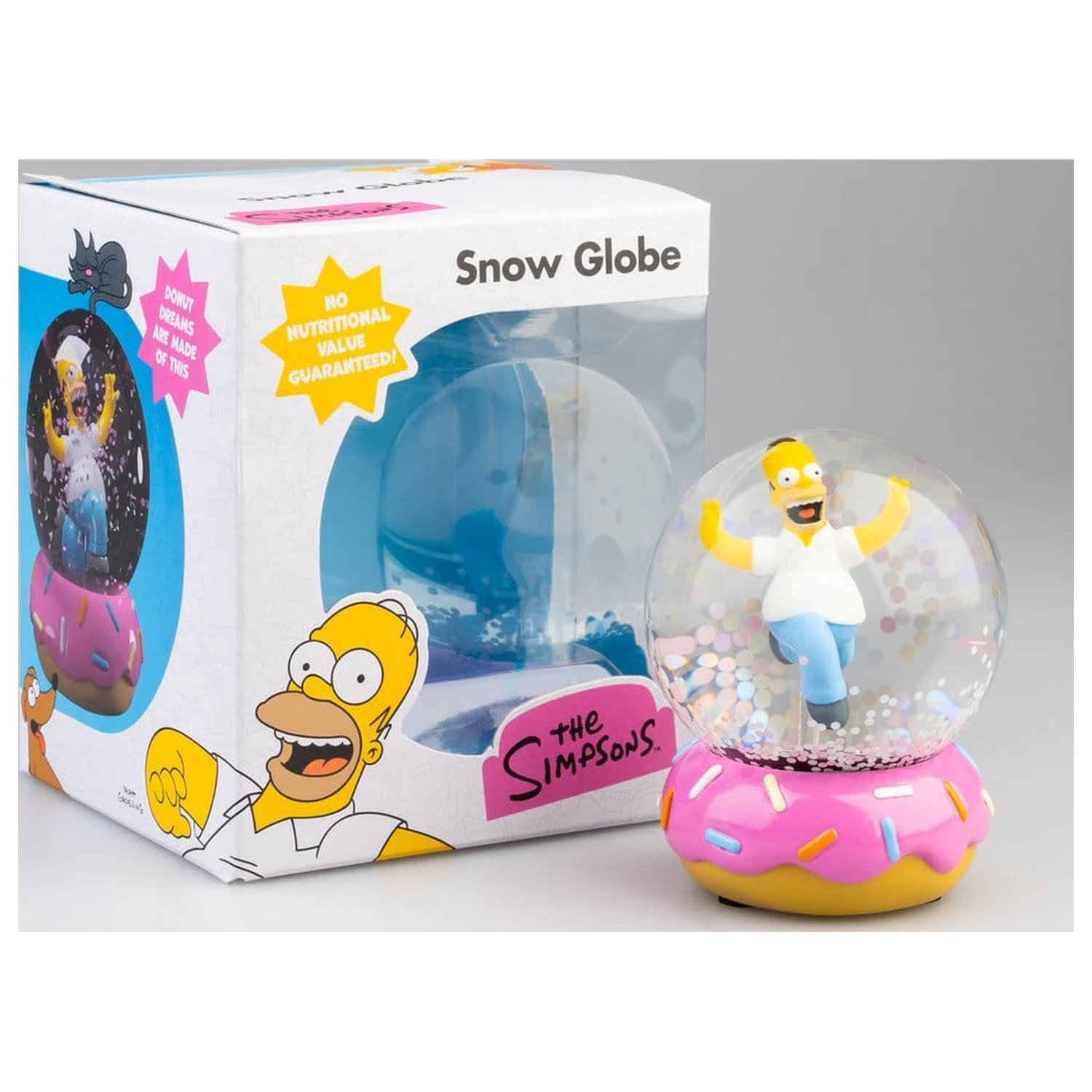 The Simpsons Snežna krogla Homer Simpson Donut 10 cm fotografija izdelka
