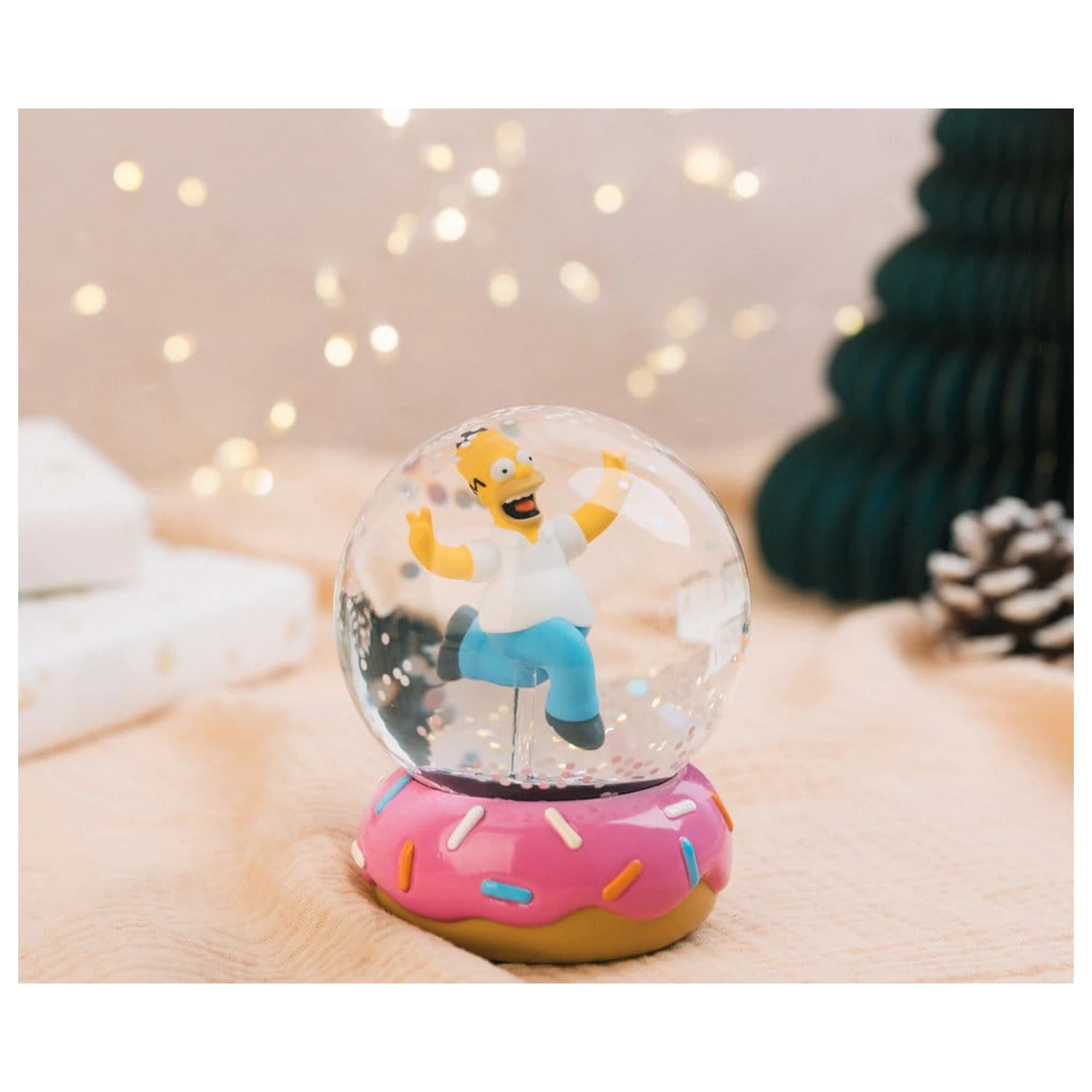 The Simpsons Snežna krogla Homer Simpson Donut 10 cm fotografija izdelka
