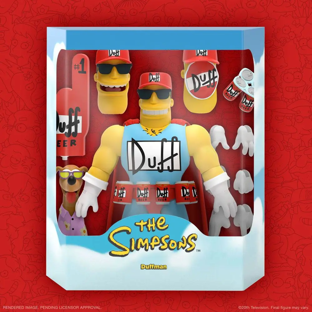 The Simpsons Ultimates Akcijska Figura Duffman 18 cm fotografija izdelka