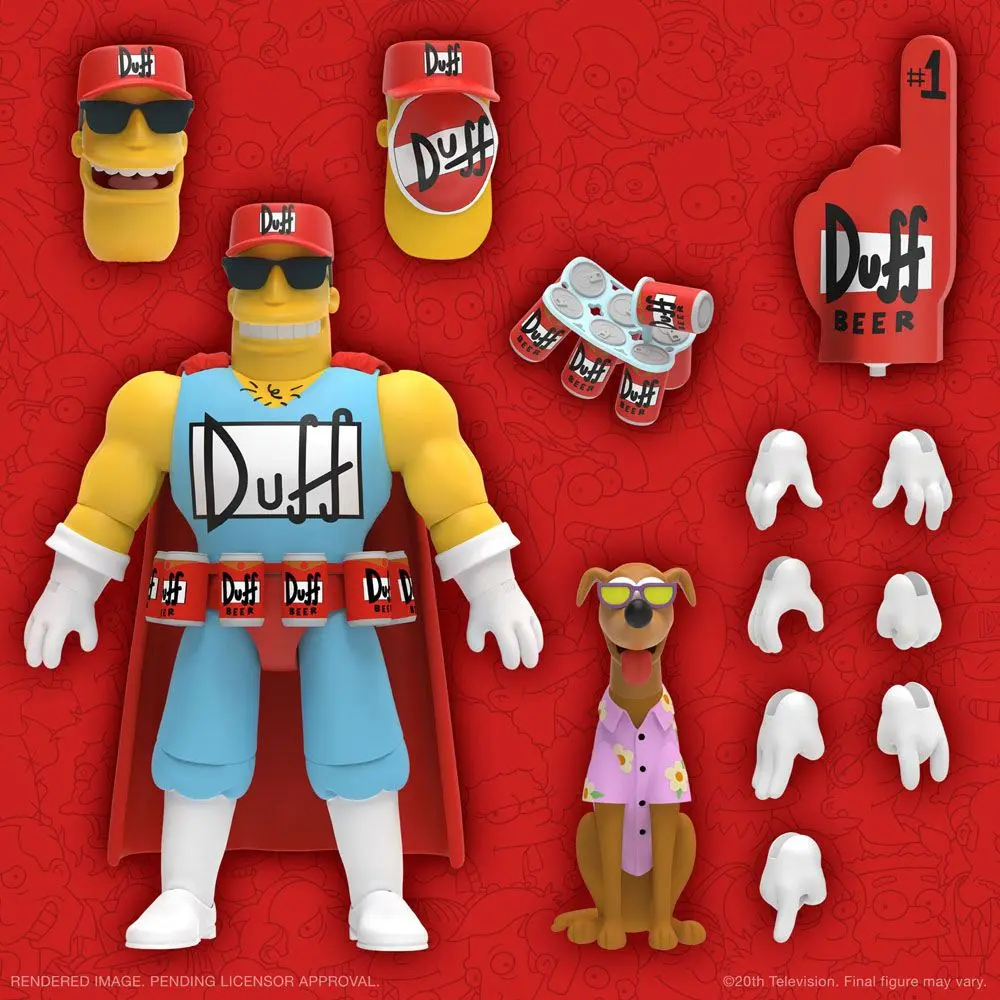The Simpsons Ultimates Akcijska Figura Duffman 18 cm fotografija izdelka