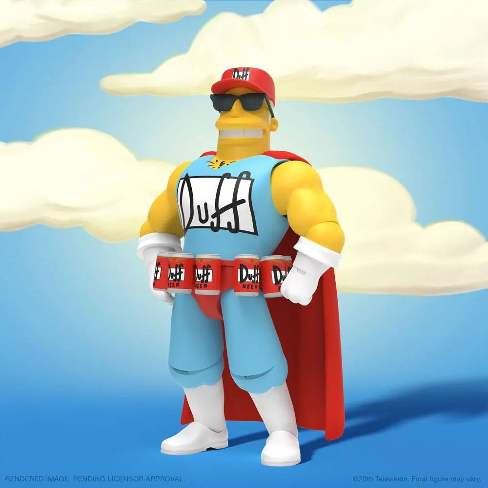 The Simpsons Ultimates Akcijska Figura Duffman 18 cm fotografija izdelka
