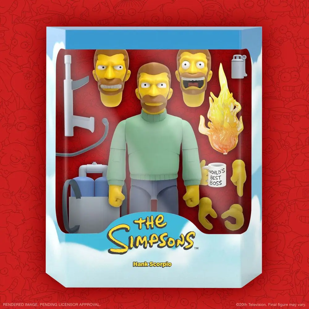 The Simpsons Ultimates Akcijska Figura Hank Scorpio 18 cm fotografija izdelka