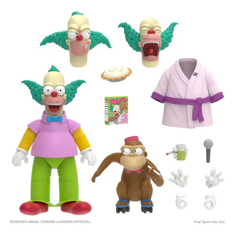 The Simpsons Ultimates Akcijska figura Krasty the Clown 18 cm fotografija izdelka