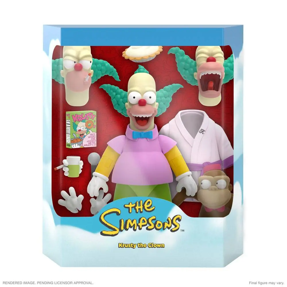 The Simpsons Ultimates Akcijska figura Krasty the Clown 18 cm fotografija izdelka