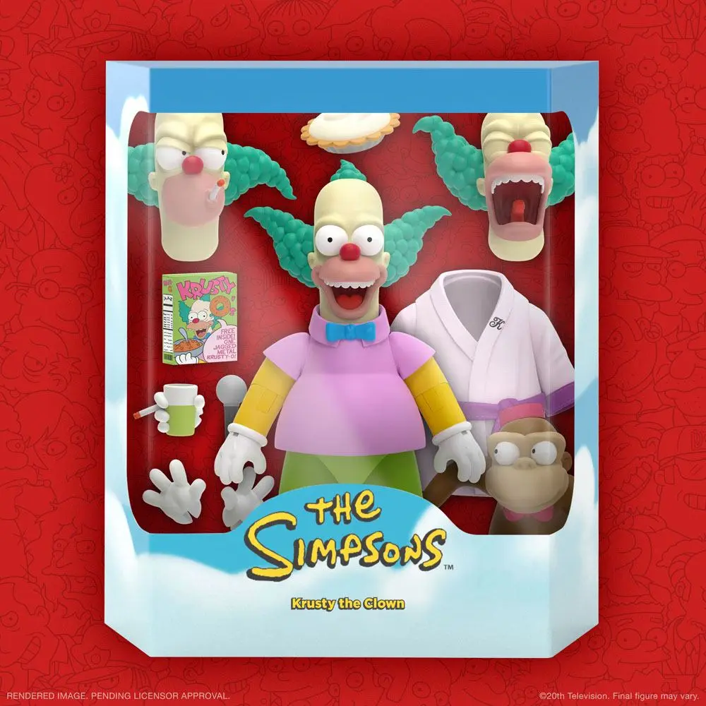 The Simpsons Ultimates Akcijska figura Krasty the Clown 18 cm fotografija izdelka