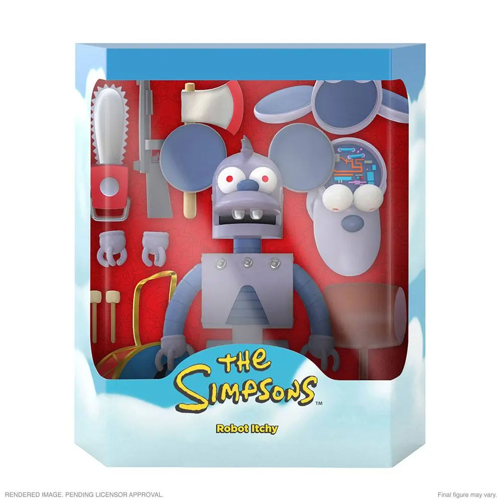 The Simpsons Ultimates Akcijska Figura Robot Itchy 18 cm fotografija izdelka