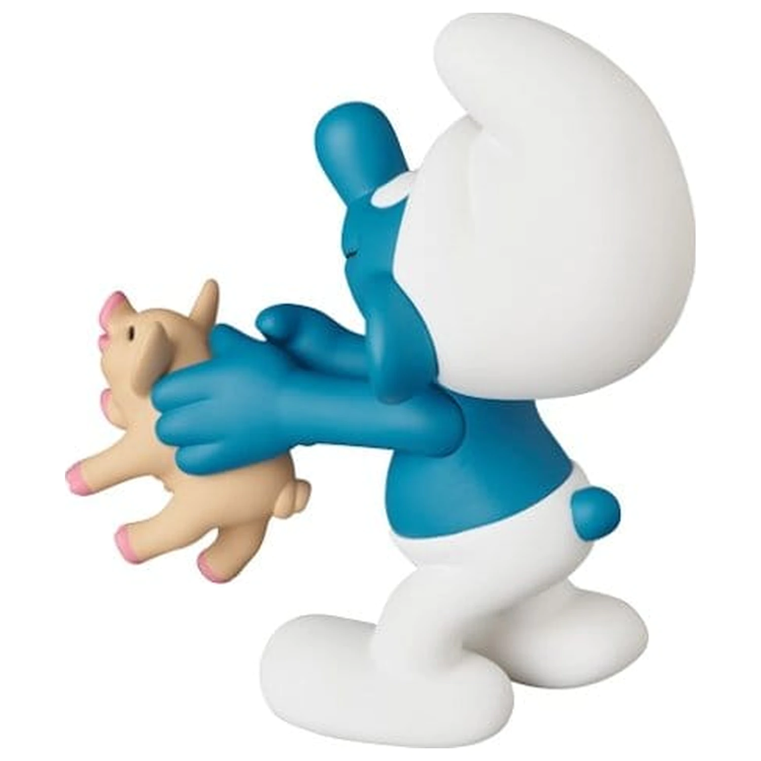 The Smurfs UDF Mini Figura Smurf z Prašičem 8 cm fotografija izdelka