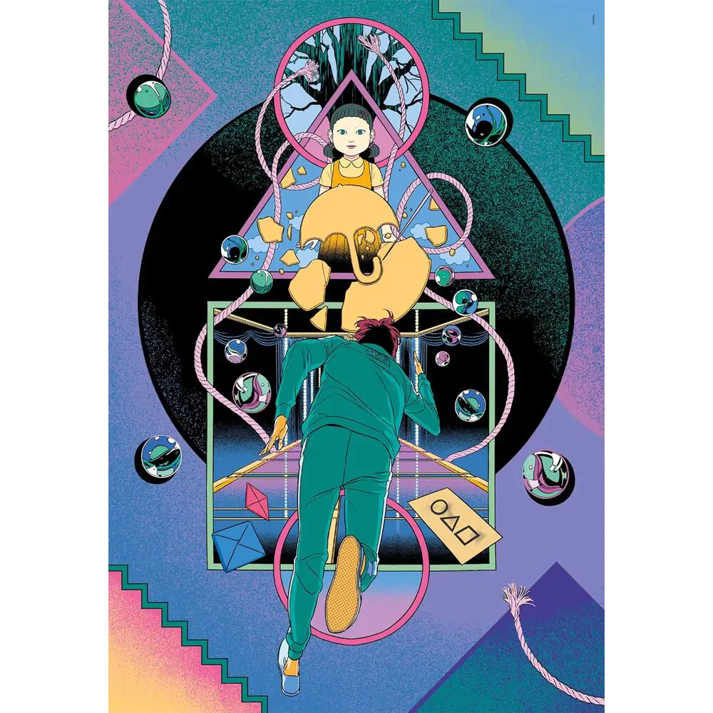 Sestavljanka Squid Game 1000 kosov fotografija izdelka