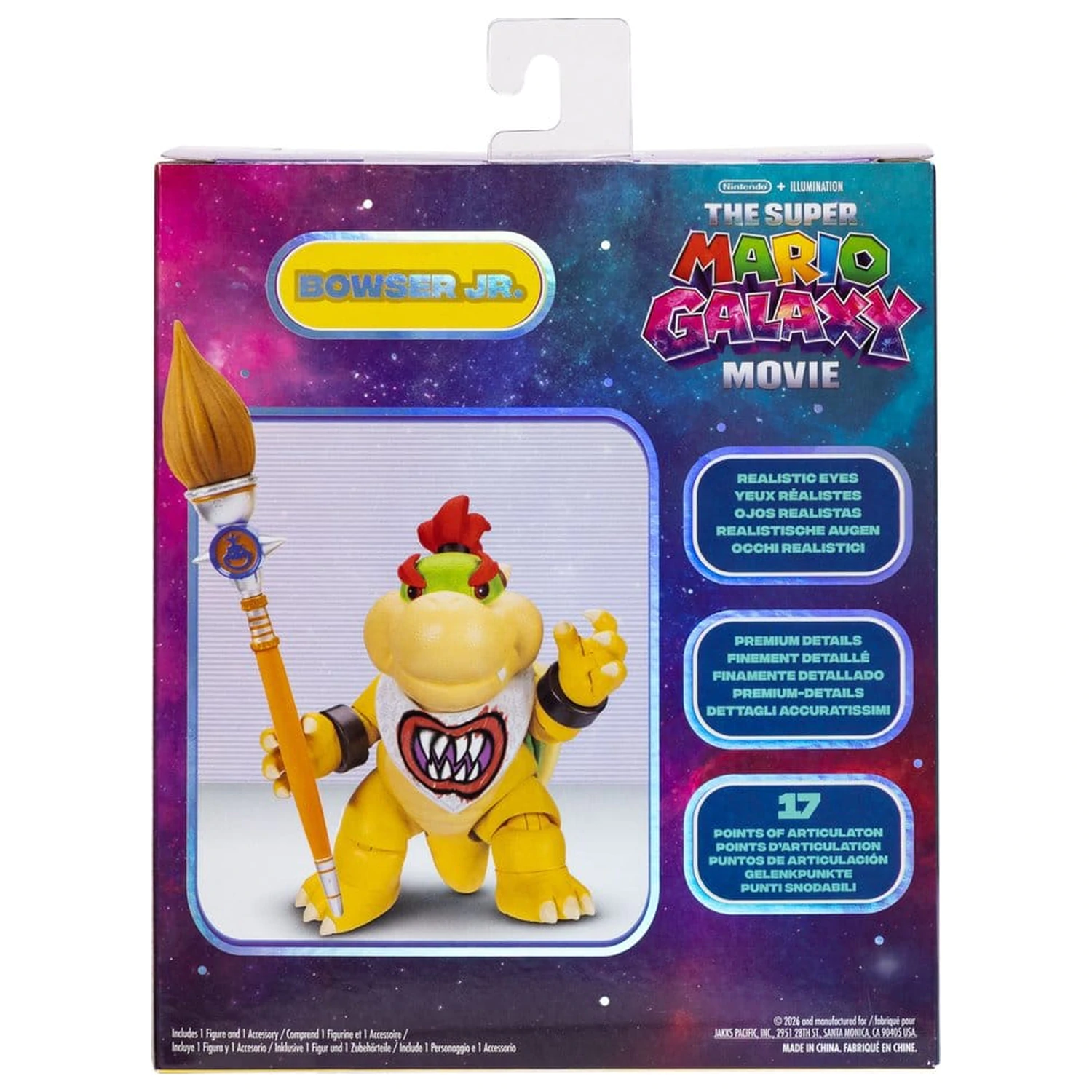 The Super Mario Galaxy Movie akcijska figura Bowser Jr. 13 cm fotografija izdelka