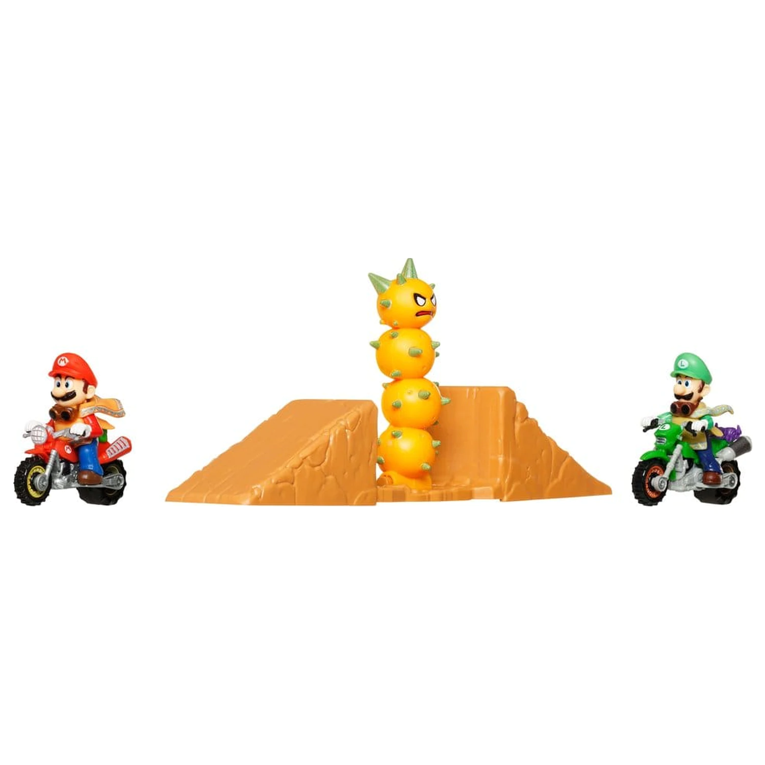 The Super Mario Galaxy Movie Hot Wheels Playset Mario & Luigi Desert Jump fotografija izdelka