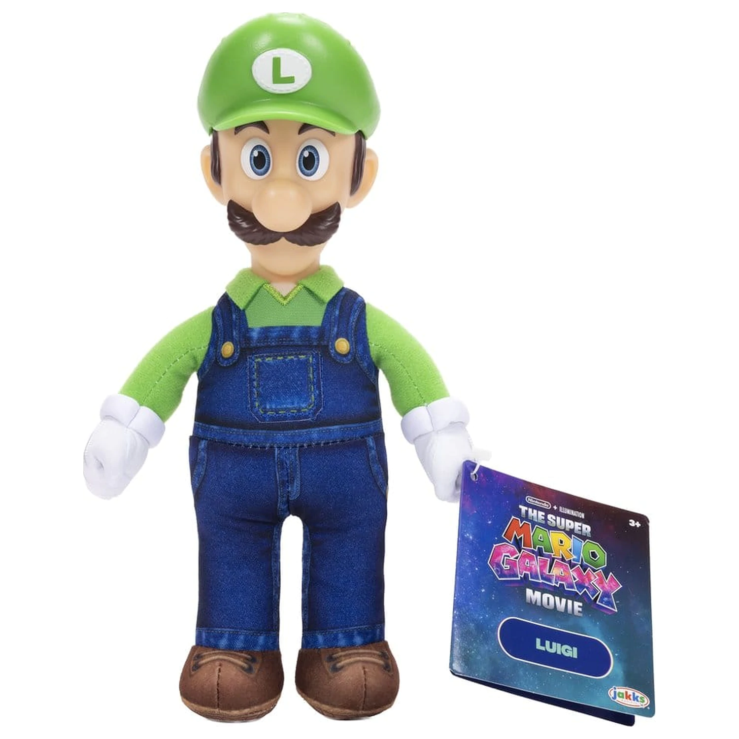 The Super Mario Galaxy Movie plišasta figura Luigi 23 cm fotografija izdelka