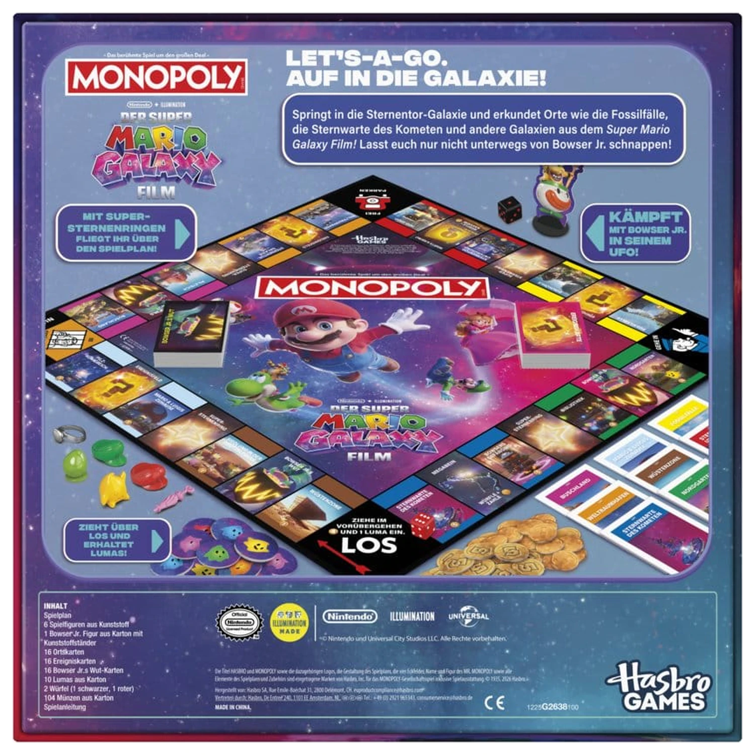 The Super Mario Galaxy Movie Monopoly Družabna Igra *Nemška različica* fotografija izdelka