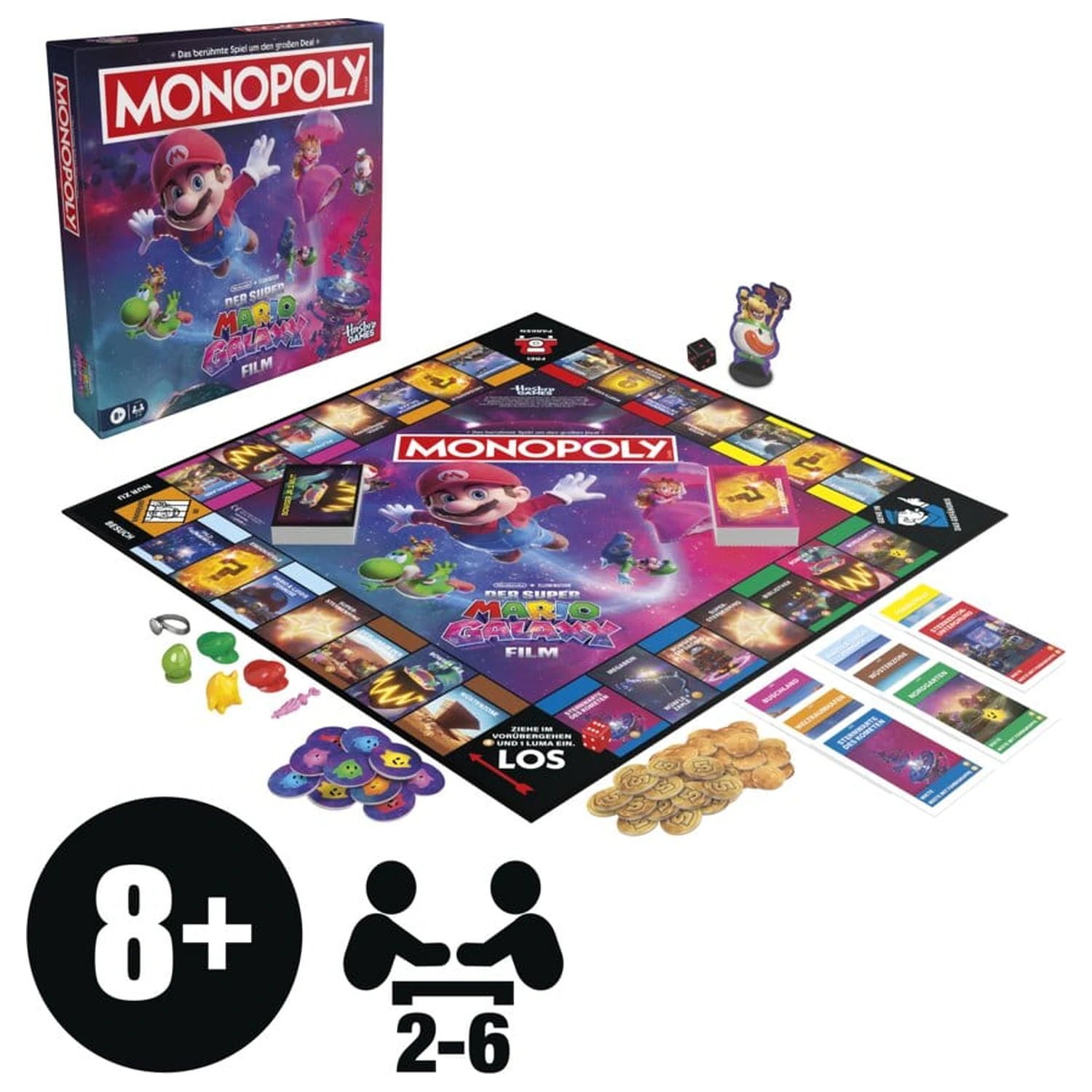 The Super Mario Galaxy Movie Monopoly Družabna Igra *Nemška različica* fotografija izdelka