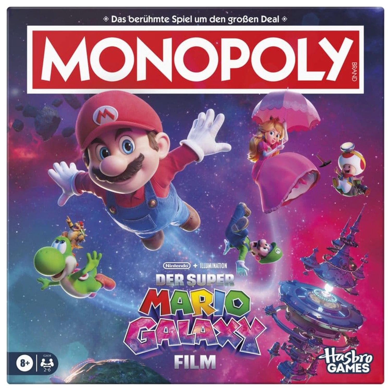 The Super Mario Galaxy Movie Monopoly Družabna Igra *Nemška različica* fotografija izdelka