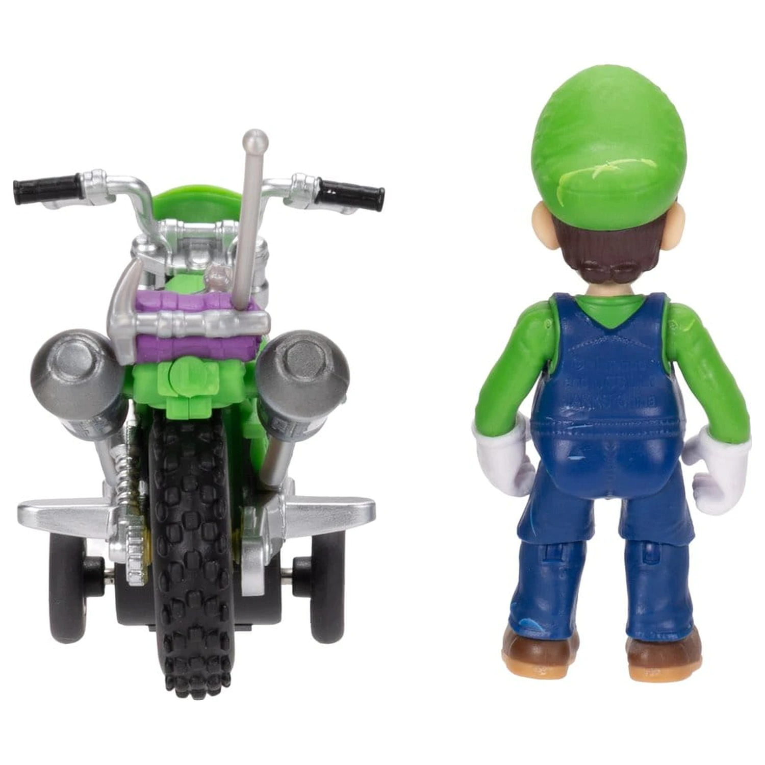 Super Mario figura in motorno kolo igrača - Luigi fotografija izdelka