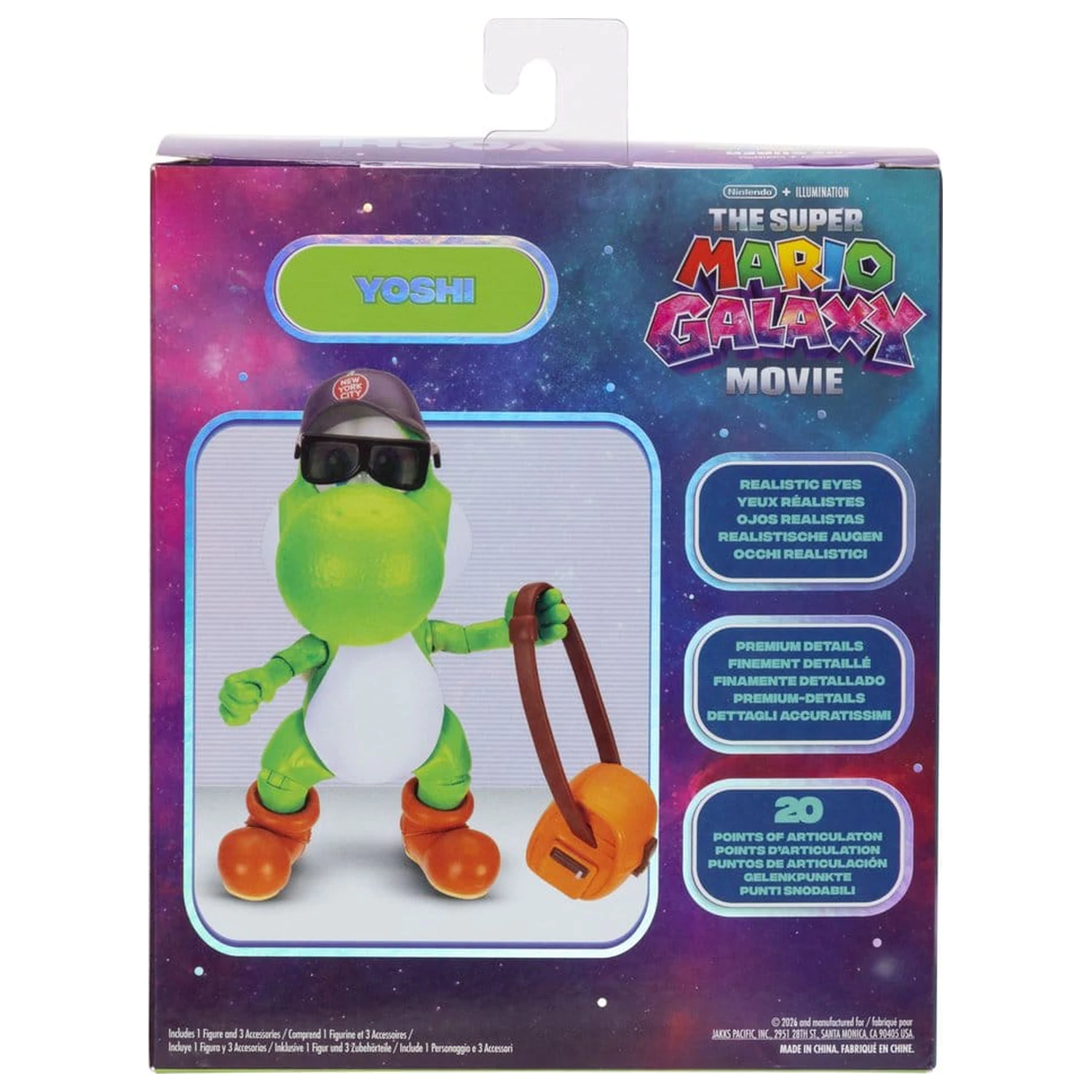 The Super Mario Galaxy Movie akcijska figura Yoshi 13 cm fotografija izdelka