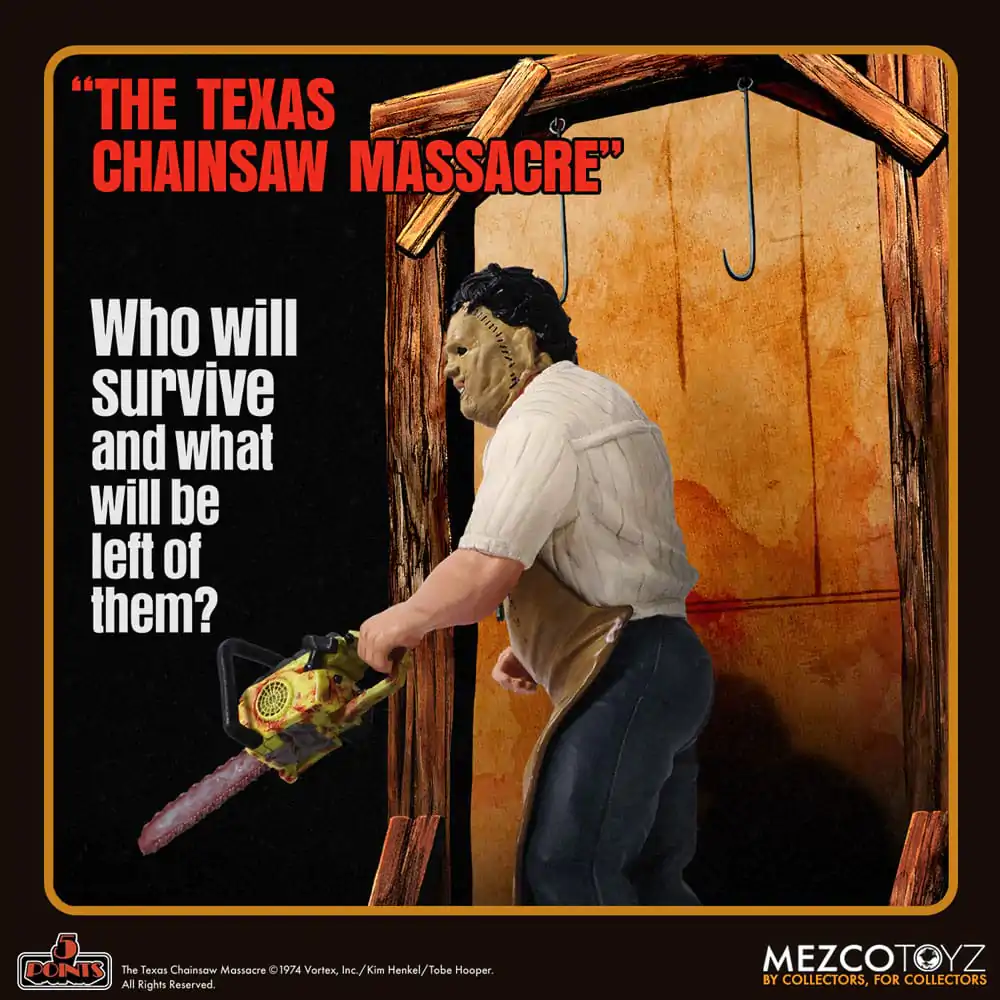 The Texas Chain Saw Massacre (1974) 5 Points akcijska figura Leatherface 10 cm fotografija izdelka