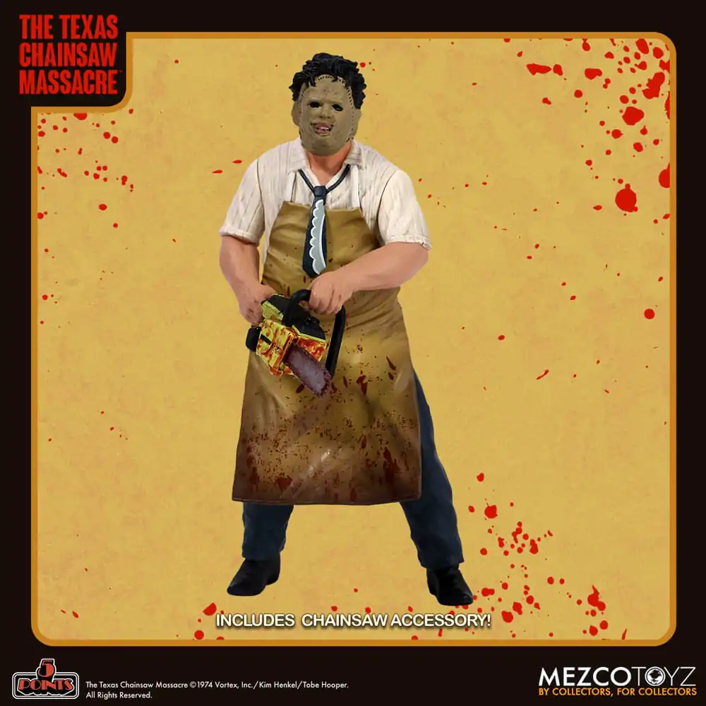 The Texas Chain Saw Massacre (1974) 5 Points akcijska figura Leatherface 10 cm fotografija izdelka