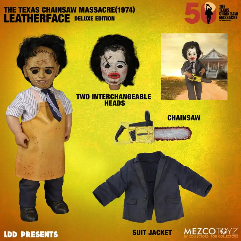 The Texas Chainsaw Massacre (1974) Living Dead Dolls Lutka Leatherface Deluxe Edition 27 cm fotografija izdelka